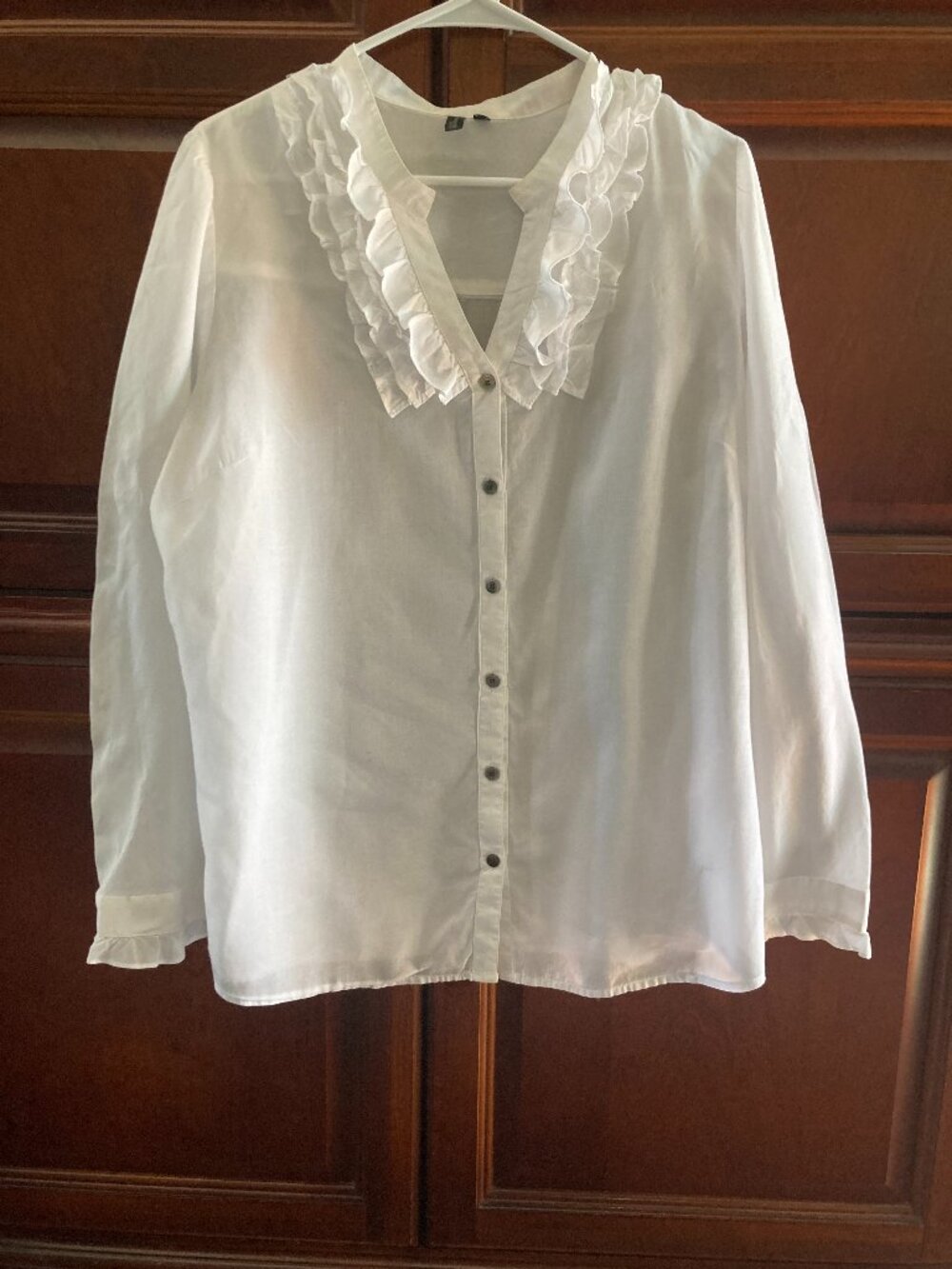 White Blouse with ruffles